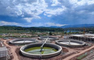 川東北第一大污水處理廠本月底將通水試運行